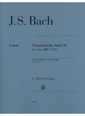 French Suite IV E flat major BWV 815